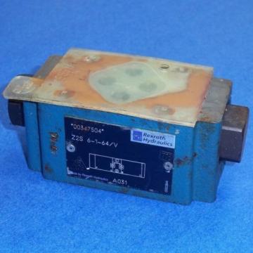 REXROTH HYDRAULIC CHECK VALVE, Z2S 6-1-64/V