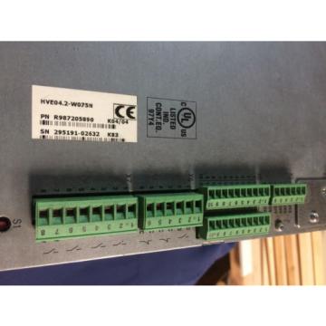 SALE Rexroth Indramat HVE042-W075N POWER SUPPLY WITH BLEEDER HZB022-W002N