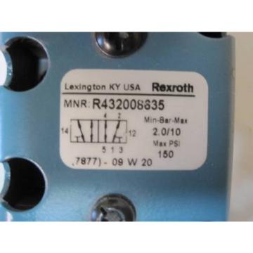 REXROTH CERAM VALVE DOUBLE SOLENOID R432008635 7877 0E53HJDDCCP