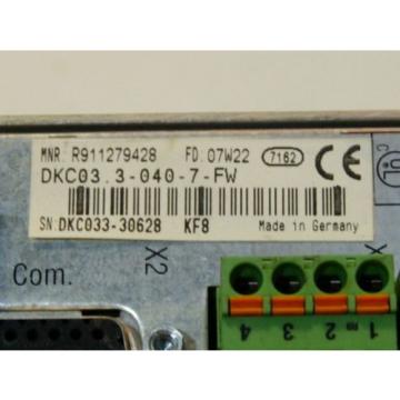 Rexroth Indramat DKC033-040-7-FW Eco-Drive Frequenzumrichter Serien Nr DKC033-