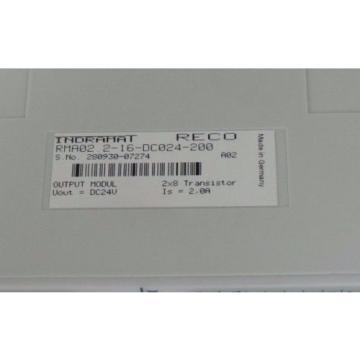 Origin REXROTH INDRAMAT RMA022-16DC024-200 OUTPUT MODULE 24VDC, 2AMP