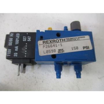 REXROTH P26641-1 SOLENOID VALVE USED