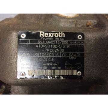 Rexroth Hydraulic pumps A10VSO18DR /31R R910940516 / 000