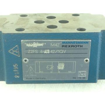 Origin  REXROTH Z2FS-6-A2-42/1QV  HYD THROTTLE CHECK VALVE  FAST SHIP A139