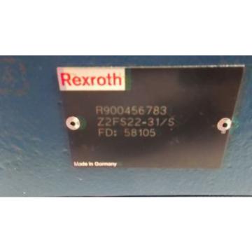 REXROTH HYDRAULIC VALVE R900456783  USED