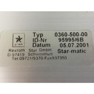 REXROTH Star Linearmodul /  Typ : 0360-500-00