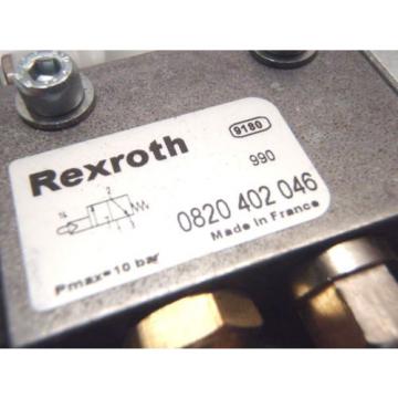 origin Bosch Rexroth 0820 402-046 PNEUMATIC VALVE ASSEMBLY