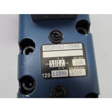 Rexroth Ceram GS-020061-00540 110VAC Pneumatic Solenoid Valve