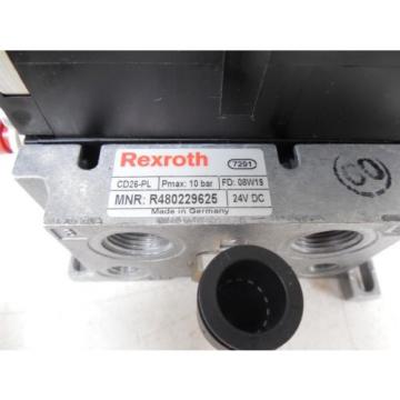 USED Rexroth R480229625 CD26-PL Pneumatic Valve Bank Module 5763510