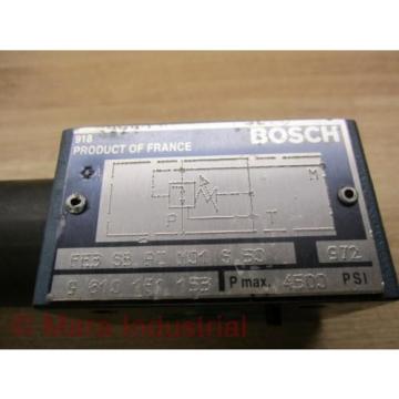 Rexroth Bosch FE3 SB PC M01 S 50 Valve W/O End Plug - origin No Box