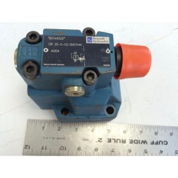 Origin OLD REXROTH DR 20-5-52/200YMV HYDRAULIC VALVE 00568522  A004  CQ