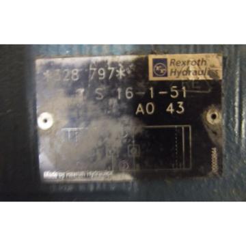 REXROTH HYDRAULIC VALVE Z2S 16-1-51 A0 43