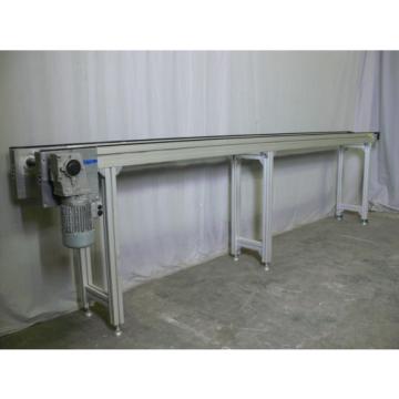 Rexroth Aluminum Frame Conveyor 146#034; X 13#034; X 38#034; W/ Rexroth Motor 3 843 532 033