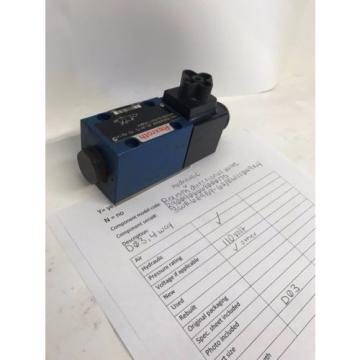 Rexroth hydraulic directional valve 3WE6E9B9- 62/ EW110N9K4