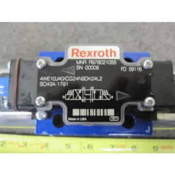 Origin REXROTH DIRECTIONAL VALVE # 4WE10J40/CG24N9DK24L2 # R978021055