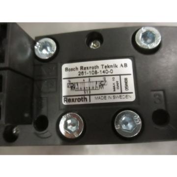 Origin REXROTH 261-108-140-0 PNEUMATIC VALVE  Origin NO BOX Rexroth 262 108 140 NICE