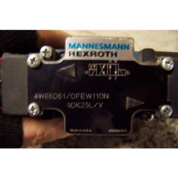 Origin MANNESMANN REXROTH 4WEH10D44/OF6EW110 HYDRAULIC DIRECTIONAL VALVE 120 VAC