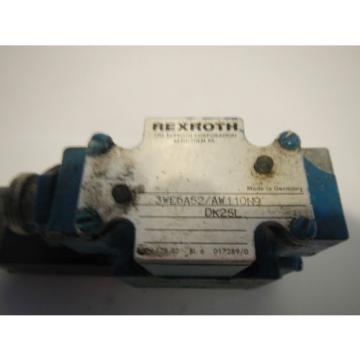 Rexroth 3WE6A52/AW110N9DK25L Hydraulic Directional Valve