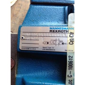 Origin MANNESMANN REXROTH 4WEH16D6X/6EG96NS2K4/D1 DIRECTIONAL VALVE 4WEH16D636EG96N