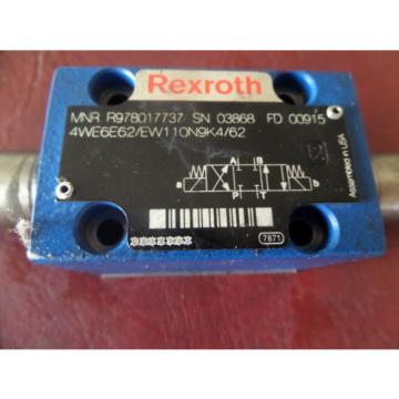 Rexroth, 4WE6E62/EW110N9K4/62, Electromagnetic Reversing Valve