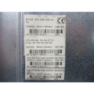 Rexroth Indramat BTV203SA-28B-33C-S-FW  -used-