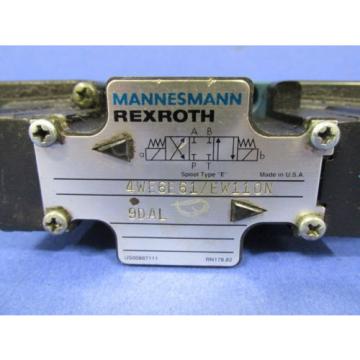 MANNESMANN REXROTH DIRECTIONAL CONTROL VALVE 4WE6E61/EW110N