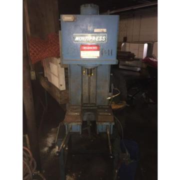 8 Ton Multi Press Model W4R80H Hydraulic C- Frame Press Denison