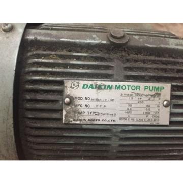 Daikin Pump V15A1R-40 w/Motor M15A1-2-30 MI5AI-2-30 FREE SHIPPING