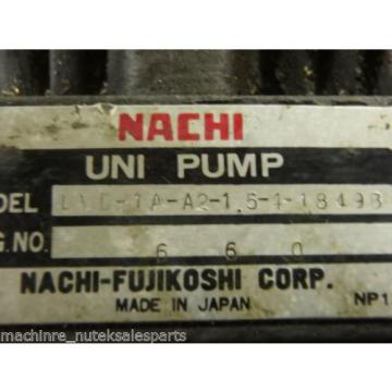 Nachi Varible Vane Pump UVD-1A-A2-15-4-1849B_LTIS85-NR