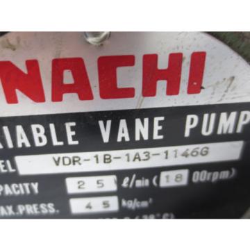 NACHI VARIABLE VANE PUMP VDR-1B-1A3-1146G