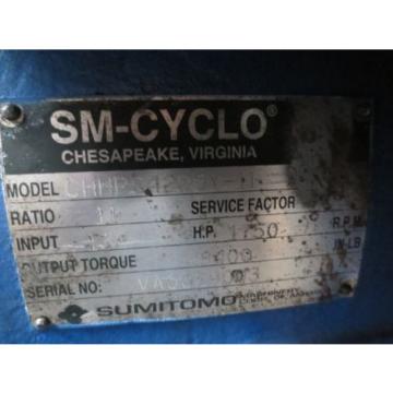 SUMITOMO CHHPS4225Y-11 INLINE GEAR REDUCER