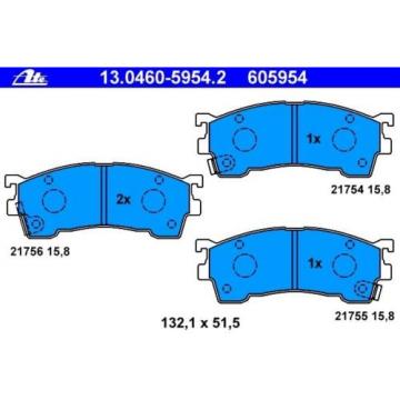 ATE Bremsbeläge Bremsbelag Satz   FORD MAZDA  130460-59542  Vorderachse