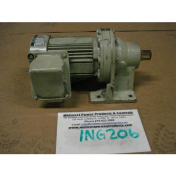 Sumitomo Cyclo gearmotor CNHMS-05-4095YC-29, 292 rpm, 29:1, 5hp, 230/460,inline