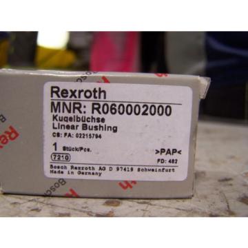 Origin REXROTH BOSCH LINEAR BALL BUSHING REXROTH R060002000