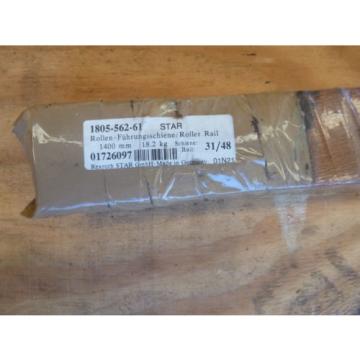 STAR / REXROTH 1805-562-61 LINEAR ROLLER GUIDE RAIL x 1400mm