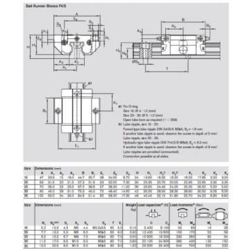 Bosch Rexroth Linear Ball Runner Block R166529420