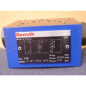 Rexroth 0 811 020 043 3500PSI Max Check Valve