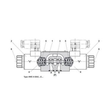 Rexroth valve R900549534 // Solenoid valve 4WE 6 HA62/EG24N9K4 origin, never used
