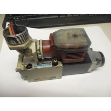 REXROTH SOLENOID VALVE 4WE6D517AW110N 9Z55L w/ WU35-4-A 304