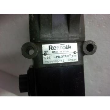 R434004142 D PILOTAIR VALVE Rexroth Aventics 1/2 L/OPER 3 MARINE OFFSHORE