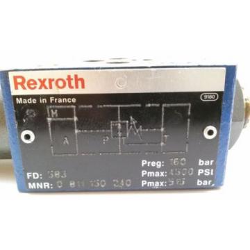 Bosch Rexroth 918 reducing valve 0811150240 4,500psi FREE Shipping