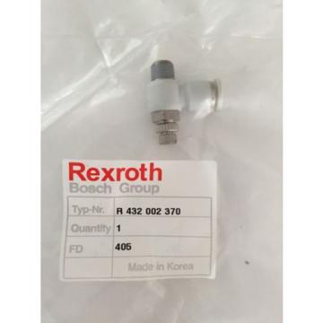 Qty 13 BOSCH REXROTH R 432002370 Pneumatic Flow Cont Valve origin FREE SHIP T35 A3