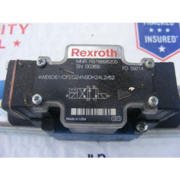 Rexroth 4WE6D61/OFEG24N9DK24L2/62 Solenoid Valve