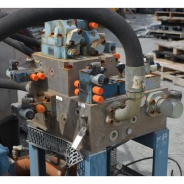 Large Rexroth Hydraulic Valve Manifold and directional control valves