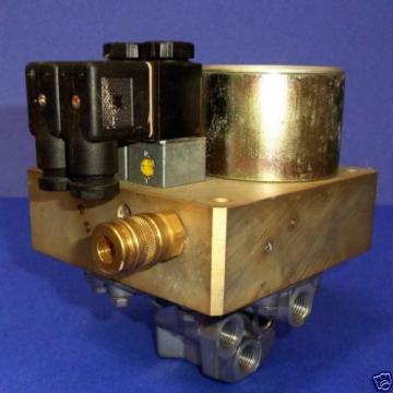 REXROTH MECMAN 18-24V 1/4#034;NPT 3 PORTS PNEUMATIC VALVE W BASE 546-004-1100-002