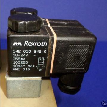 REXROTH MECMAN 18-24V 1/4#034;NPT 3 PORTS PNEUMATIC VALVE W BASE 546-004-1100-002