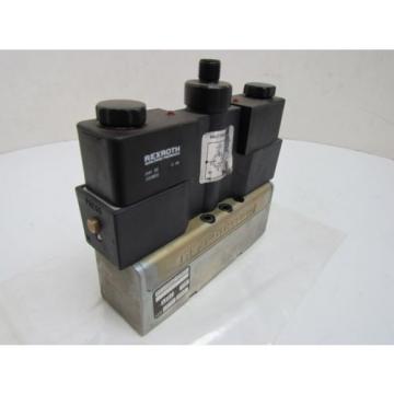 Rexroth GT10062-0909 2-Position Double Solenoid Valve 24VDC 4-Pin ISO 1