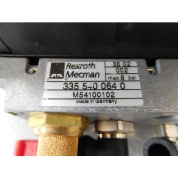 Rexroth Mecman 335 540 064 0 Valve terminal mit 5 x rexroth 576 360 0 rexroth CD