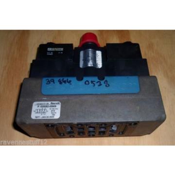 Rexroth P-020052-00909 24VDC Solenoid Valve origin no Box