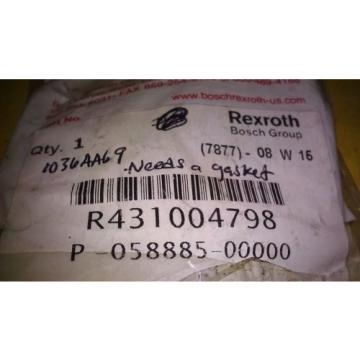 GENUINE REXROTH / BOSCH VALVE REPAIR KIT R431004798 / P-058885-00000